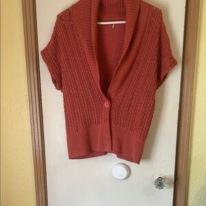 Source Unknown Women's Brick Cardigan with Shawl Collar